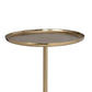 GREGOR INDUSTRIAL IRON LOFT ACCENT TABLE/SIDE TABLE/LAMP TABLE - MyChocolateWood