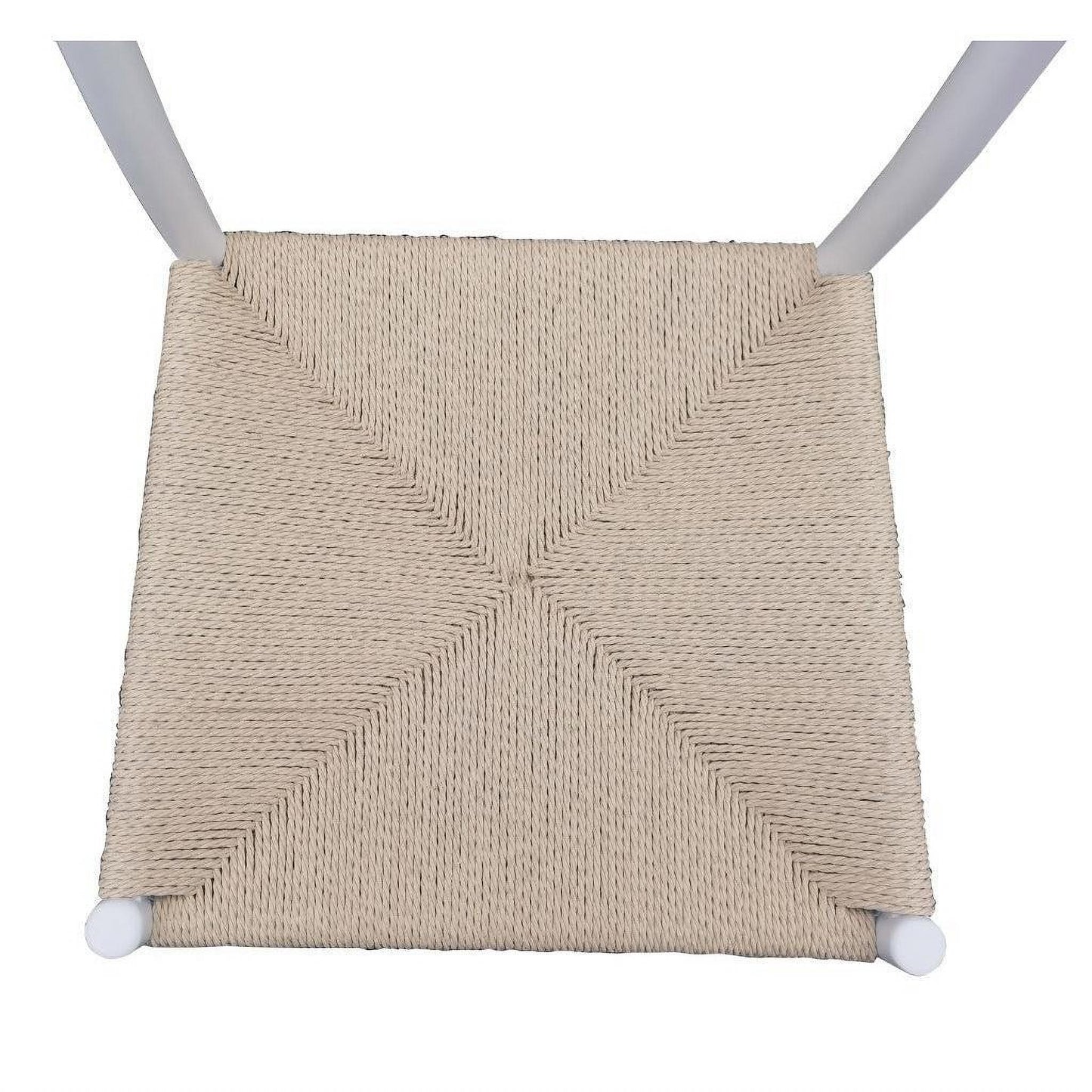 ONDINA BIRCH TIMBER DINING CHAIR WHITE/NATURAL