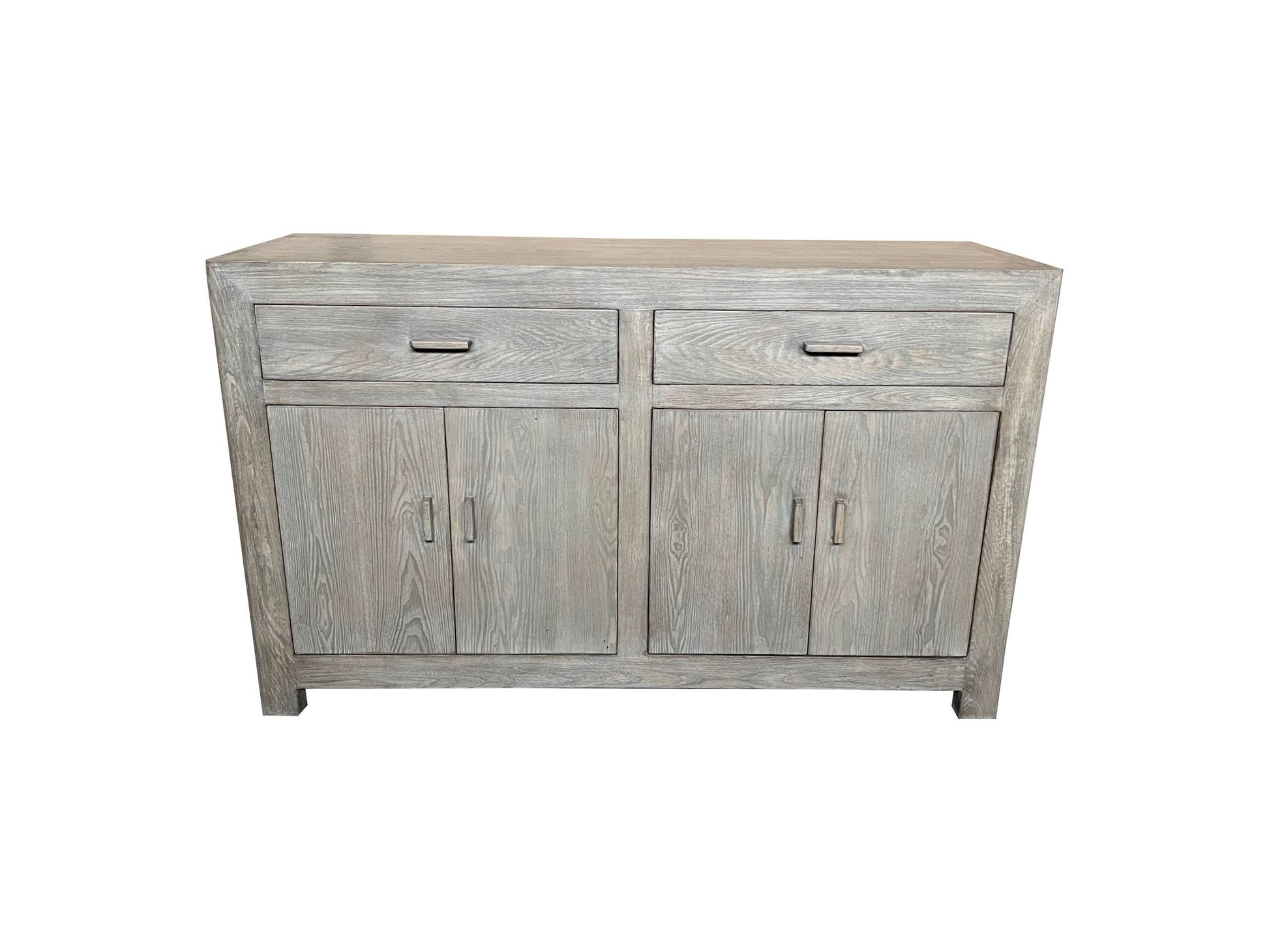 NEVANA  RECYCLED ELM TIMBER SIDEBOARD/BUFFET 4 DOORS 2 DRAWERS NATURAL - MyChocolateWood