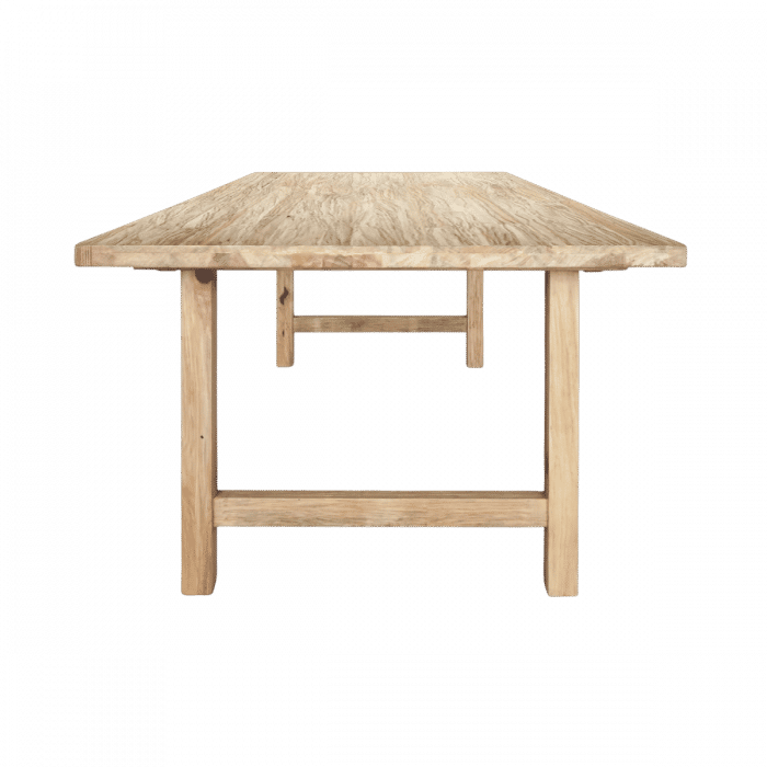 JOELLE PINEWOOD SQUARE DINING TABLE DISTRESSED NATURAL 120CM - MyChocolateWood