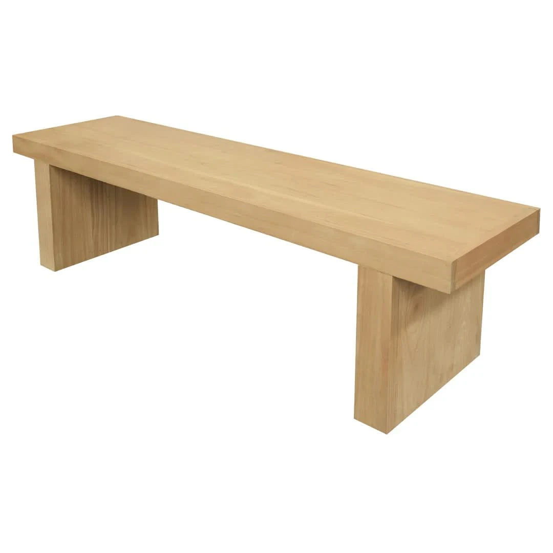 BRENTWOOD SOLID MINDI BENCH WALNUT - MyChocolateWood