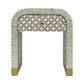 Kenora 1-Drawer Mother of Pearl Hand Inlay Bedside Table