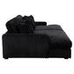 Karel Corduroy 2-Seater Sofa Bed in Charcoal