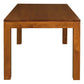 TANAKA SOLID MAHOGANY DINING TABLE IN LIGHT PECAN 150CM - MyChocolateWood