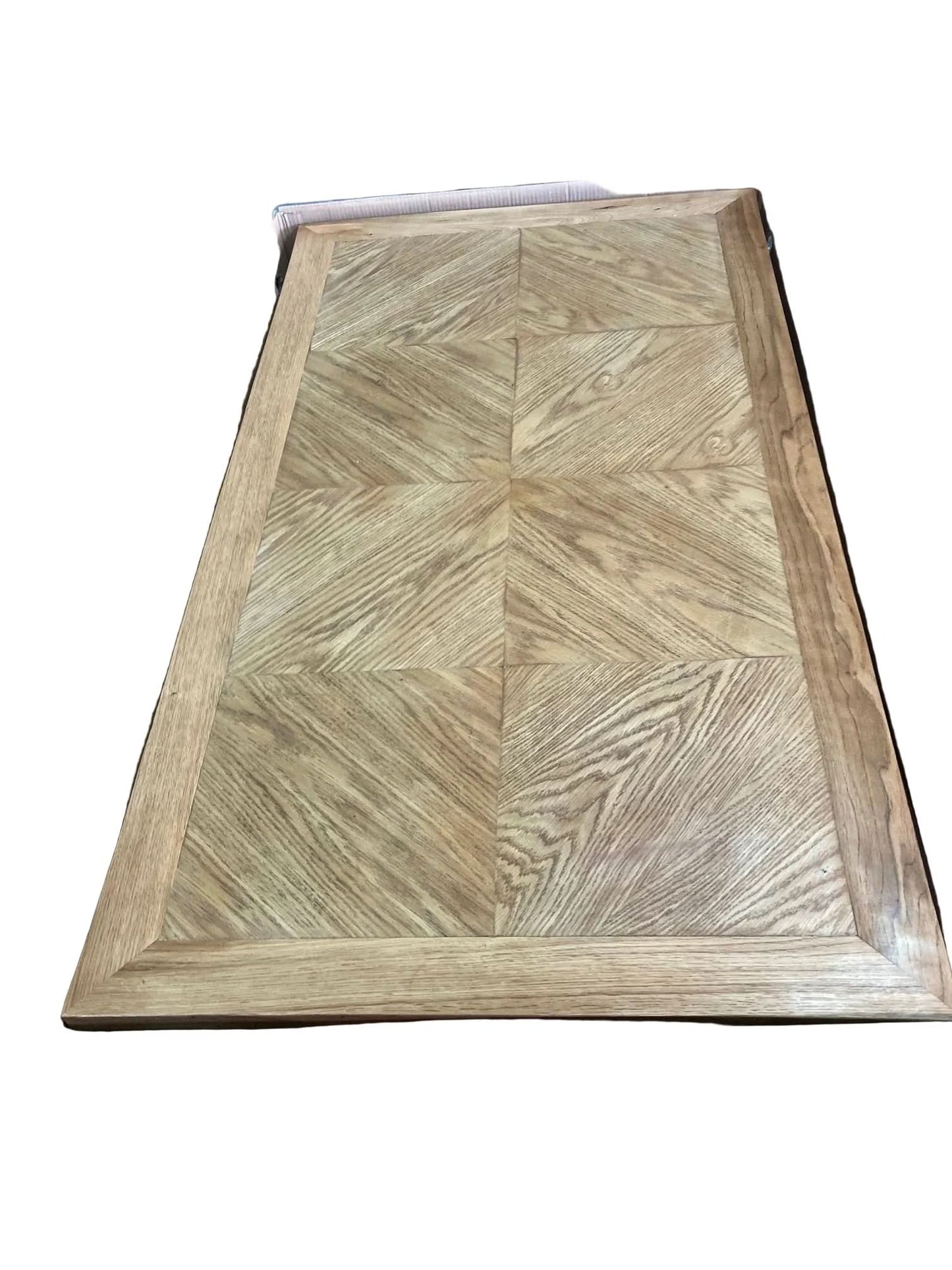 DUTCHY FRENCH PROVINCIAL STYLE DINING TABLE WITH PARQUETRY PATTERN 200 CM - MyChocolateWood