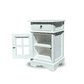 Rae Premium Mahogany Side Table/Lamp Table White