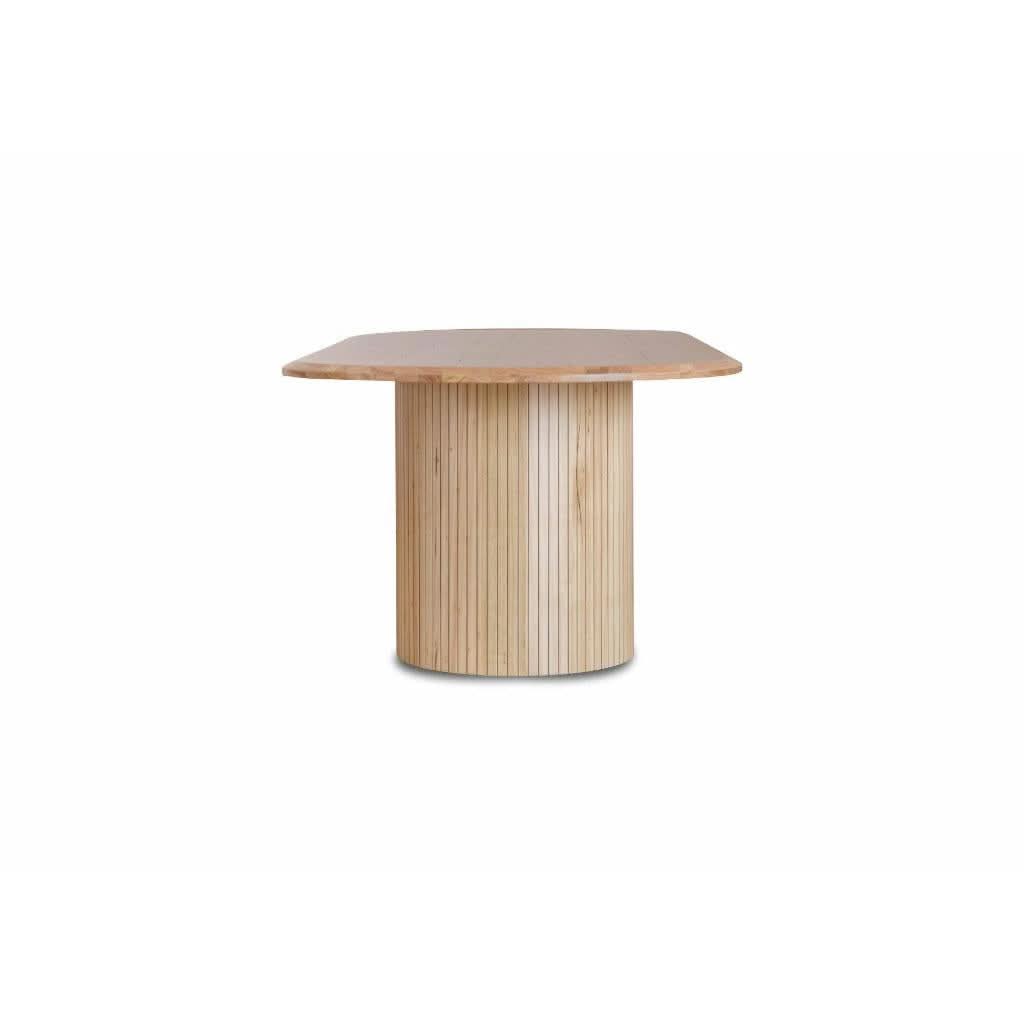 REMY NATURAL ASH DINING TABLE IN NATURAL ASH COLOUR 220CM - MyChocolateWood