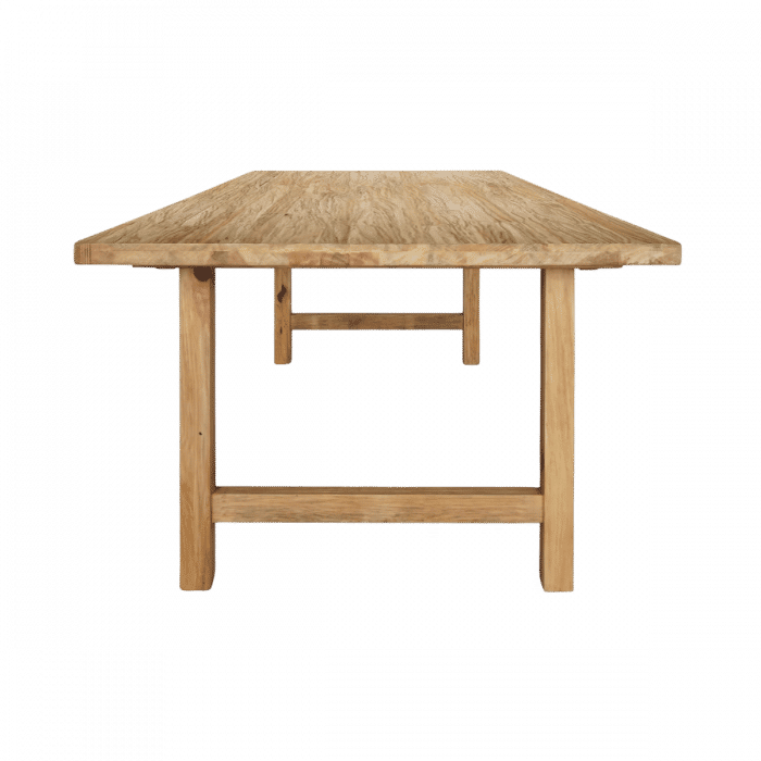 JOELLE PINEWOOD SQUARE DINING TABLE DISTRESSED RUSTIC 120CM - MyChocolateWood