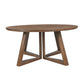 RUSSELL MANGO WOOD ROUND DINING TABLE BROWN 160CM DIA.