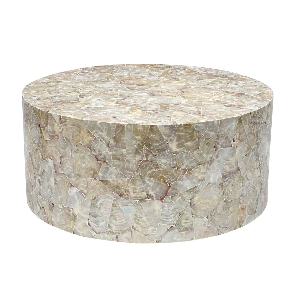 BIANCA MOTHER OF PEARL HAND MADE COFFEE TABLE - MyChocolateWood