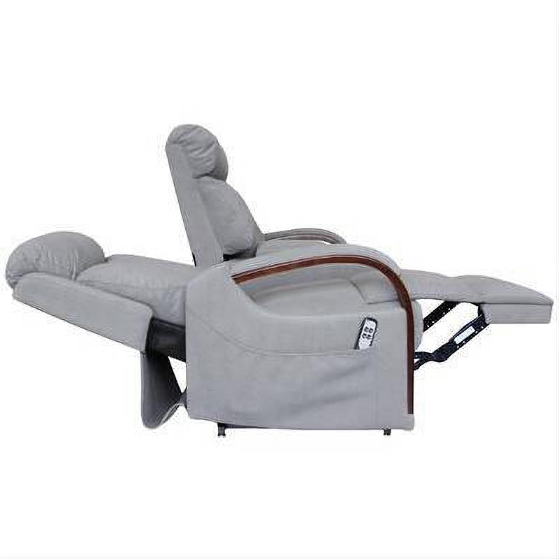 Vorn Fabric 2-Seater Lift Chair / Recliner Sofa with Console in Graphite-MyChocolateWood