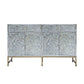 OTILLA  MOTHER OF PEARL HAND INLAY 4-DOOR 2-DRAWER SIDEBOARD/BUFFET - MyChocolateWood