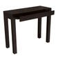 TANAKA SOLID MAHOGANY TIMBER CONSOLE TABLE/HALL TABLE WITH 1 HIDDEN DRAWER 90CM IN CHOCOLATE - MyChocolateWood