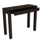 Tanaka Solid Mahogany Console Table 90cm with 1 Hidden Drawer in Chocolate - Chocolate Wood