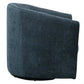 Winthrop Swivel Armchair in Teal Chenille detail