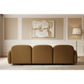 LORELEI  3-SEATER MODULAR SOFA CHENILLE TOFFEE COLOUR - MyChocolateWood