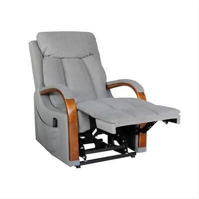 Vorn Fabric Dual Motor Lift Chair / Electric Recliner / Armchair in Graphite-MyChocolateWood