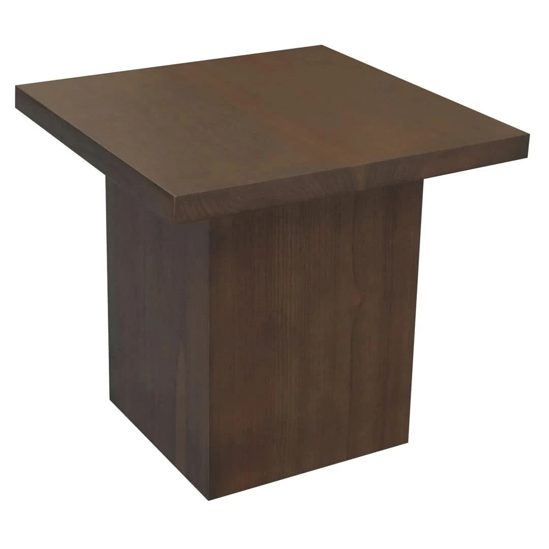 CARDEW SOLID MINDI WOOD PETITE LAMP TABLE/SIDE TABLE WALNUT - MyChocolateWood