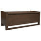 JASPER  SOLID MINDI TIMBER STORAGE BENCH/BLANKET BOX WALNUT - MyChocolateWood