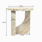 ELOWEN  SOLID MARBLE SIDE TABLE/LAMP TABLE/ACCENT TABLE - MyChocolateWood