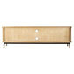 PEMBROKE OAK TIMBER 4-DRAWER TV UNIT ETU NATURAL 200CM - MyChocolateWood
