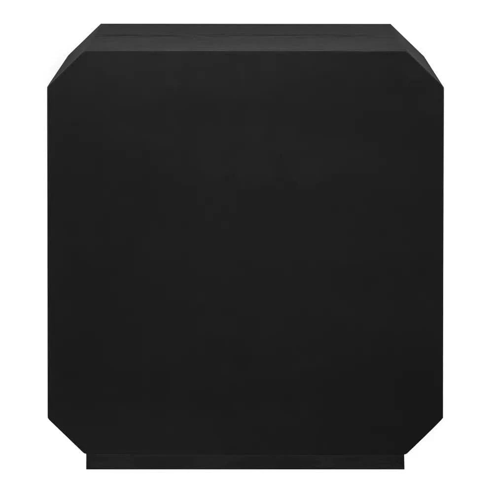 DELGARDO HAMPTON STYLE 2-DRAWER BEDSIDE TABLE BLACK - MyChocolateWood