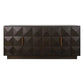 HAMPSHIRE TRAVERTINE/SMOKED OAK 4-DOOR BUFFET/SIDEBOARD - - MyChocolateWood