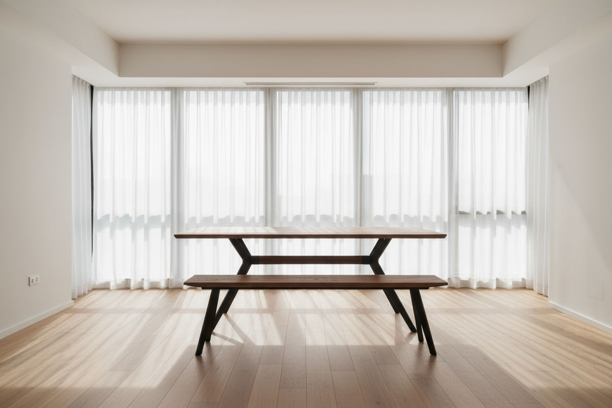MONZA OAK & IRON DINING TABLE 200CM ANTIQUE - MyChocolateWood