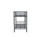 CURZON SINGLE OVER SINGLE BUNK BEDS BLACK - MyChocolateWood