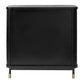 Pembroke Oak 3-Drawer Chest of Drawers in Black - Chocolate Wood