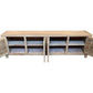VILLA  LOUVRE STYLE TV/ENTERTAINMENT UNIT 4 DOORS IN RECYCLED ELM 200CM - MyChocolateWood
