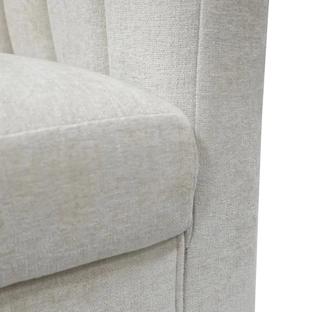 WINTHROP SWIVEL ARMCHAIR CHAIR/OCCASIONAL FAWN CHENILLE - MyChocolateWood