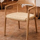 FINNIGAN DINING CHAIR/ARMCHAIR - ASHWOOD & WOVEN ROPE - MyChocolateWood