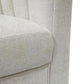 Winthrop Swivel Armchair in Ivory Chenille side