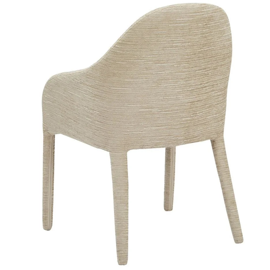 CHALMERS FABRIC DINING CHAIR BEIGE - MyChocolateWood