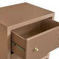 JAYLA LARGE MOCHA MOUSSE 2-DRAWER BEDSIDE TABLE - MyChocolateWood