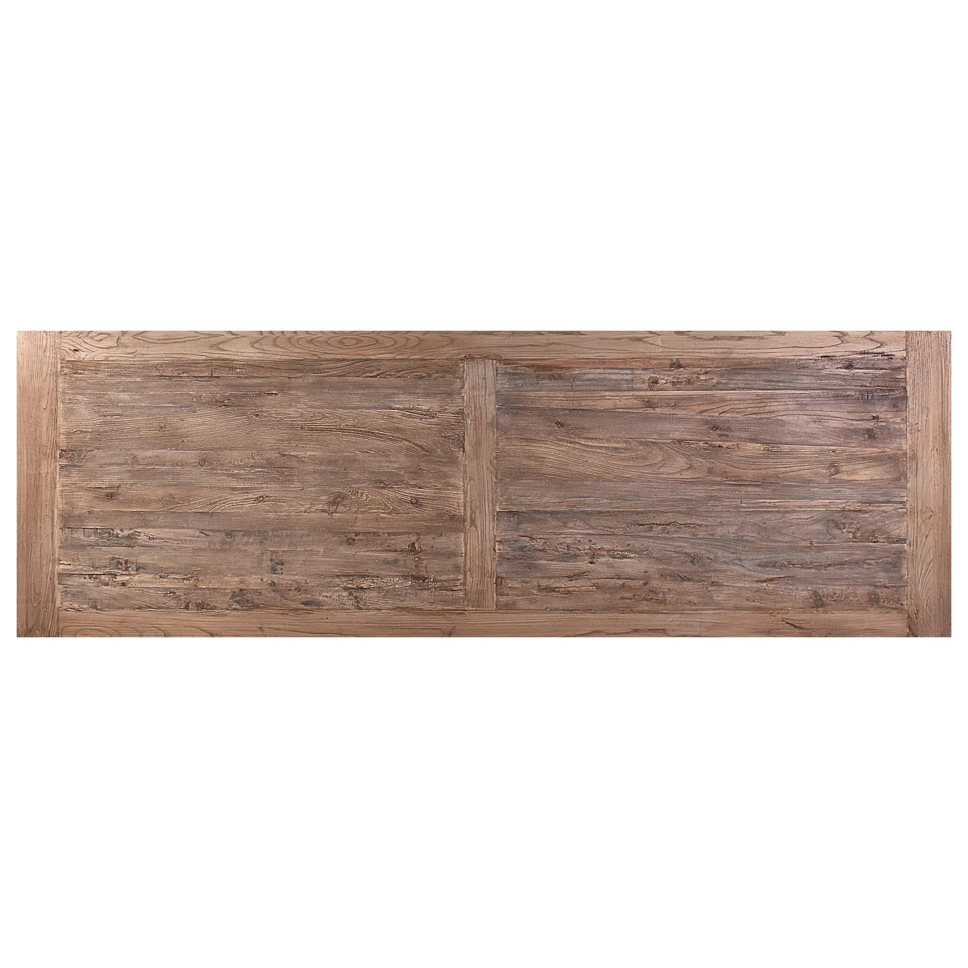 MADDOX RECLAIMED ELM DINING TABLE 300CM NATURAL - MyChocolateWood