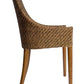 LAMAR RATTAN LOUNGE CHAIR ACCENT CHAIR/ ARMCHAIR MANGO TEAK COLOUR - MyChocolateWood