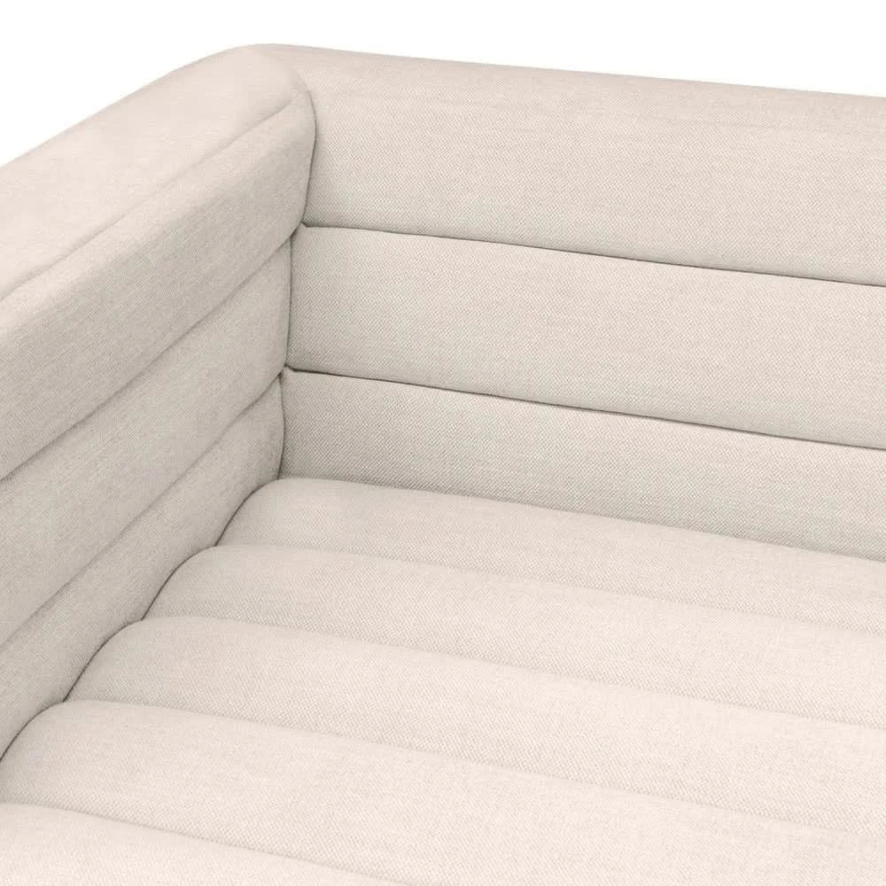 MEREDITH 2-SEATER FABRIC SOFA NATURAL LINEN - MyChocolateWood