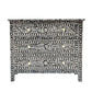 CHEVALIER MOTHER OF PEARL HAND MADE MONOCHROME CHEST OF 3 DRAWERS - MyChocolateWood