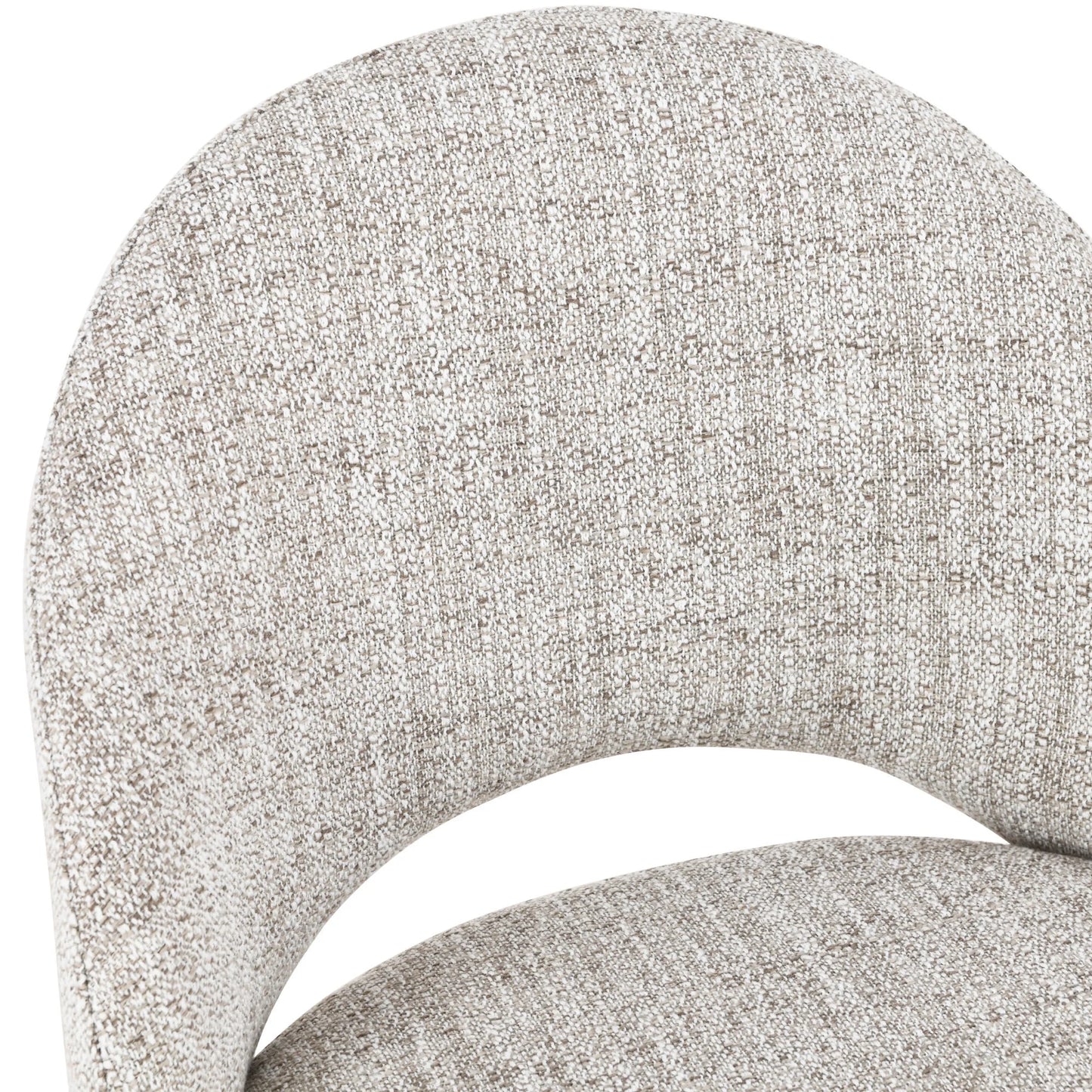 Murfi Fabric Dining Chair - Stone