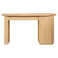 DELMAR  OAK VENEER 4-DRAWER HOME OFFICE DESK/ STUDENT DESK OAK - MyChocolateWood