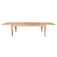 MAGGIO CURVED LEG OAK DOUBLE EXTENSION DINING TABLE W210/260/310 - MyChocolateWood