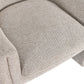 MAGNA CONTEMPORARY FABRIC ARMCHAIR /ACCENT CHAIR/OCCASIONAL CHAIR IN OAT - MyChocolateWood