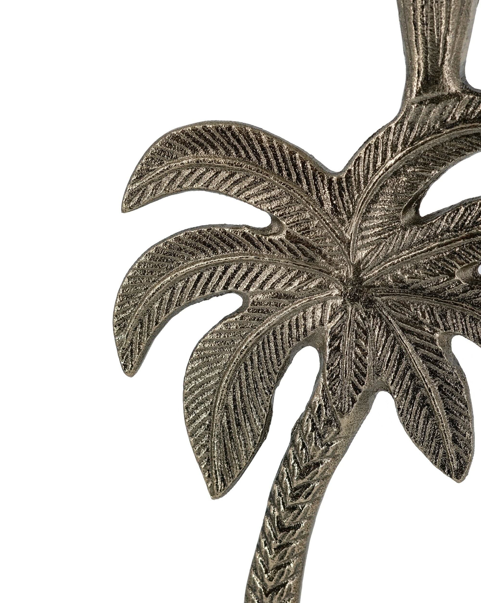 ADDISON MARBLE PALM TREE SIDE TABLE/LAMP TABLE NATURAL - MyChocolateWood