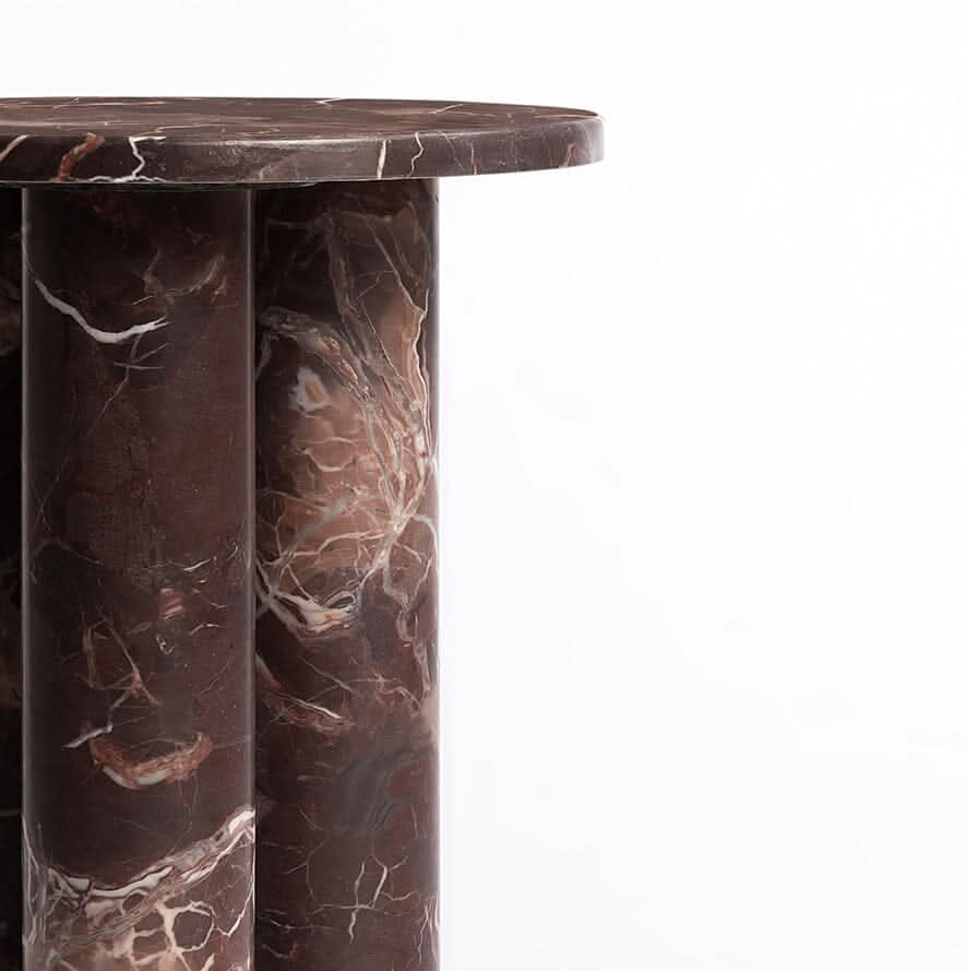 BODHI  SOLID MARBLE ACCENT TABLE/SIDE TABLE/LAMP TABLE (Copy) - MyChocolateWood