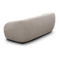 Suki Boucle 3-Seater Sofa in Quartz side