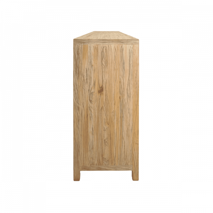 JOELLE 18-DRAWER 6-DOOR FILE CABINET DISTRESSED RUSTIC NATURAL - MyChocolateWood