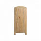 Joelle 18-Drawer 6-Door File Cabinet in Distressed Rustic - Chocolate Wood