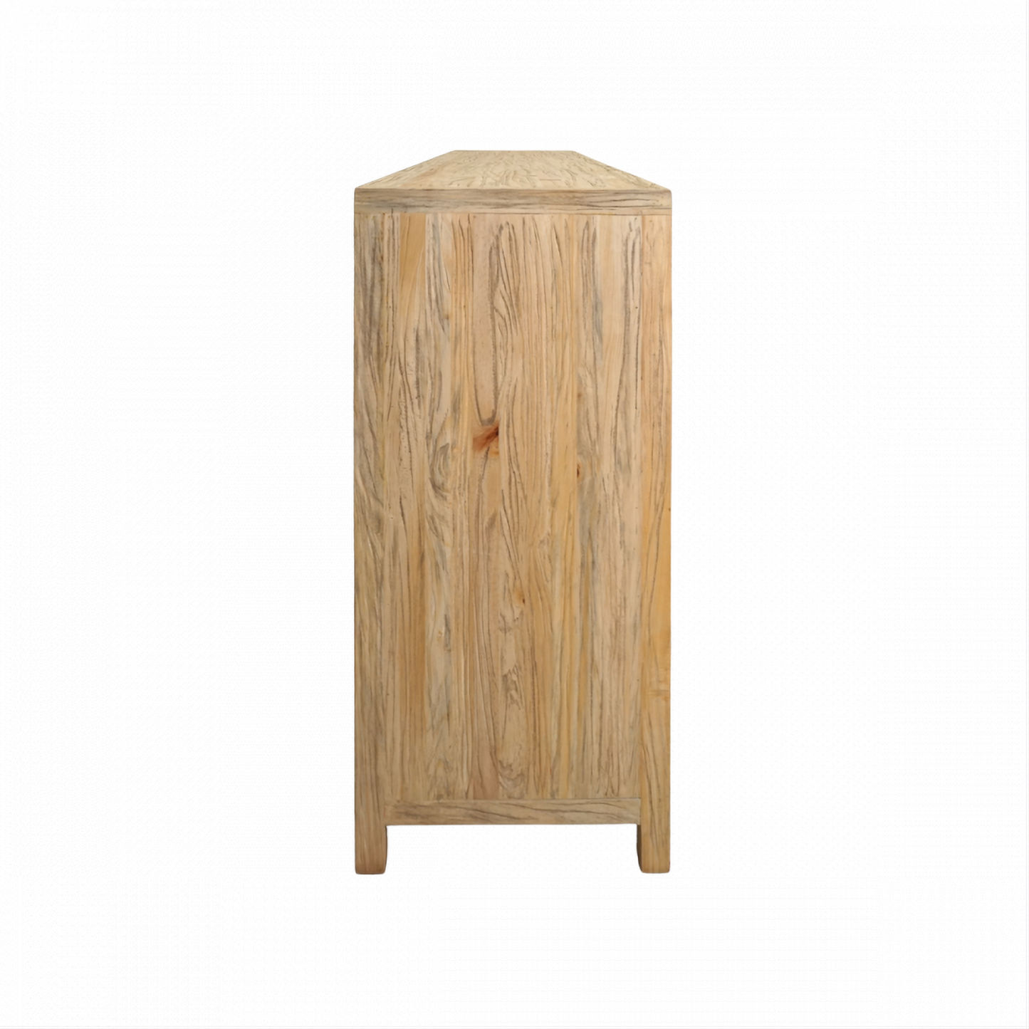 Joelle 18-Drawer 6-Door File Cabinet in Distressed Rustic - Chocolate Wood
